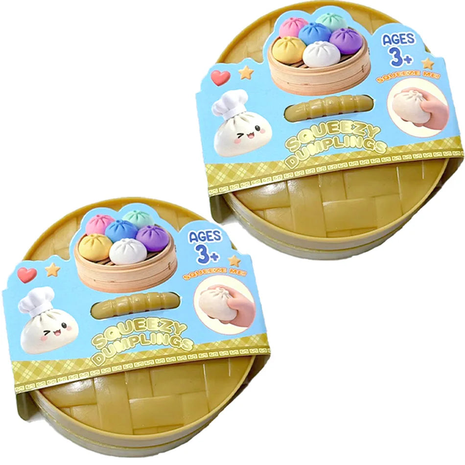 Glitter Dumpling Squishy Toy Sensory Stress Relief Fidget
