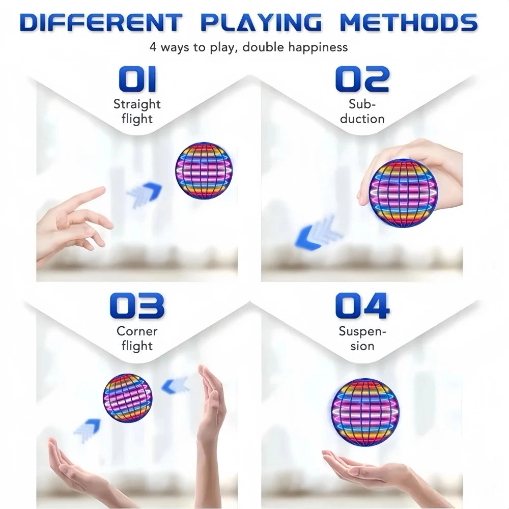 Hand Controlled Flying Ball LED Cosmic Globe Orb