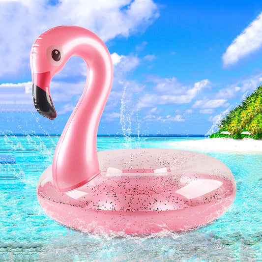 Flamingo Pool Float: Inflatable Swimming Pool Tube Summer Raft Lounger