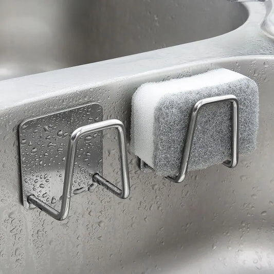 Stainless Steel Sink Sponge Rack Kitchen Sponge Holder