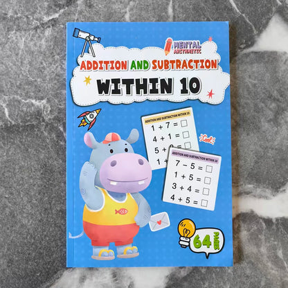 Children Math Exercise Workbook Addition Subtraction Book