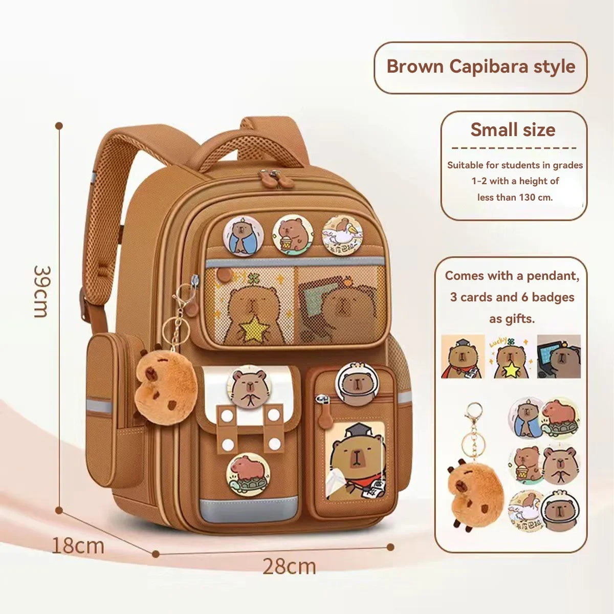 Waterproof Student School Backpack Large Capacity Ergonomic Rucksack