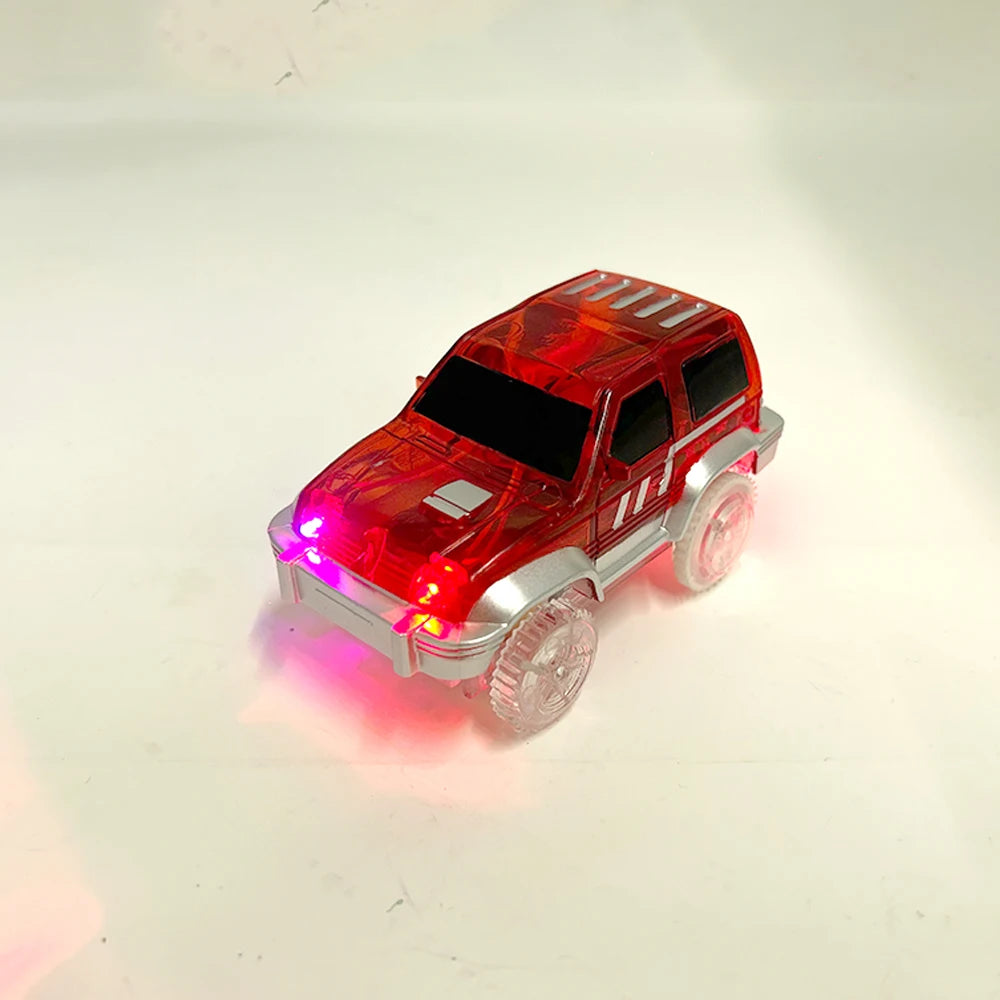 Glowing Race Track Car Toy LED Light Up Vehicle Part