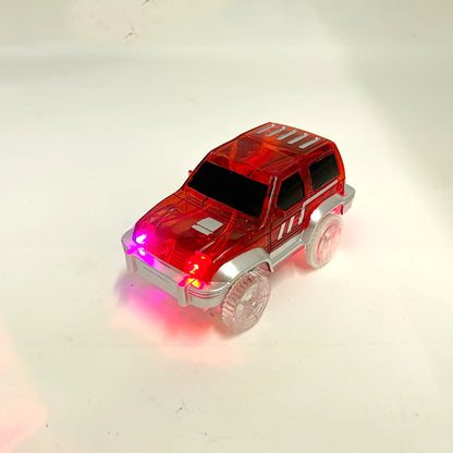 Glowing Race Track Car Toy LED Light Up Vehicle Part