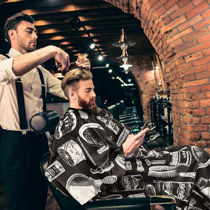 1/2PCS Professional Hair Cutting Apron Salon Barber Cape Hair Cutting Waterproof Cloth Hair Cutting Apron Barber Accessories