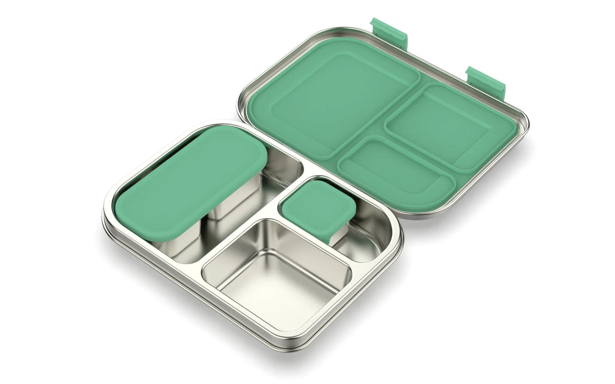 Stainless Steel Leakproof Bento Lunch Box, Sandwich Friendly, Food Safe, Compact, Perfect for Kids Lunch, Adult Lunch