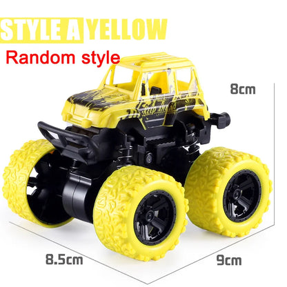 Pull Back Off Road Toy Car 360 Rotation Stunt SUV