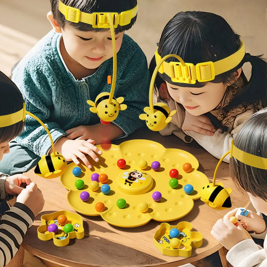 Bee Board Game Fishing Toy Interactive Educational Set