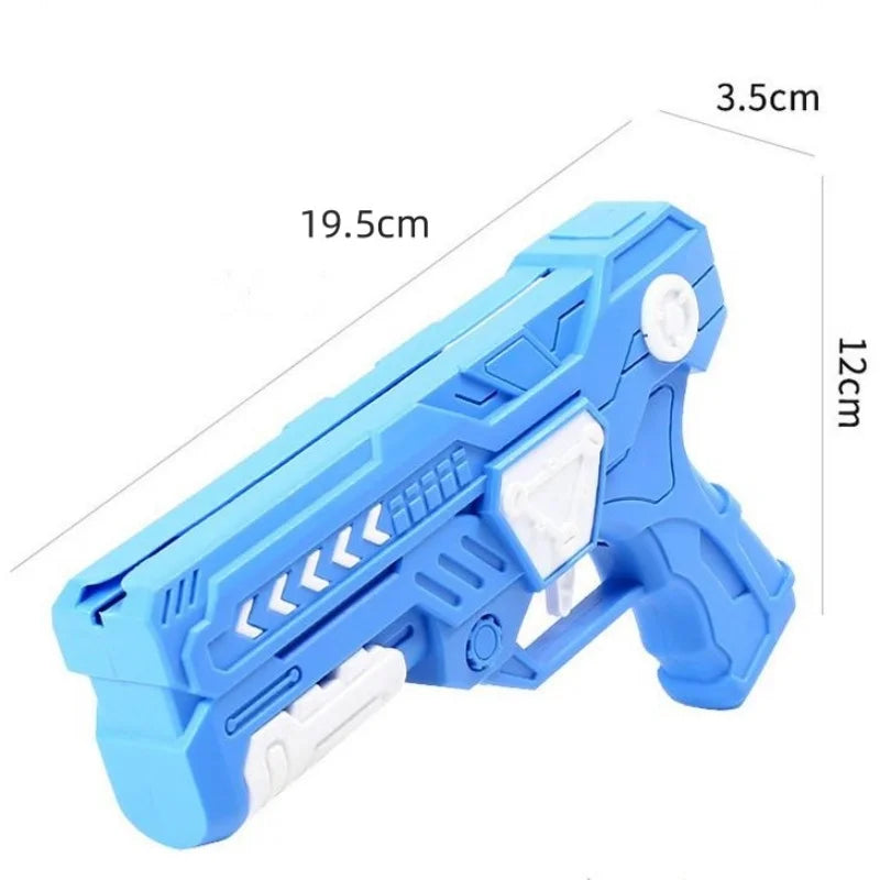 Foam Catapult Plane Launcher Toy Glowing Flying Aircraft