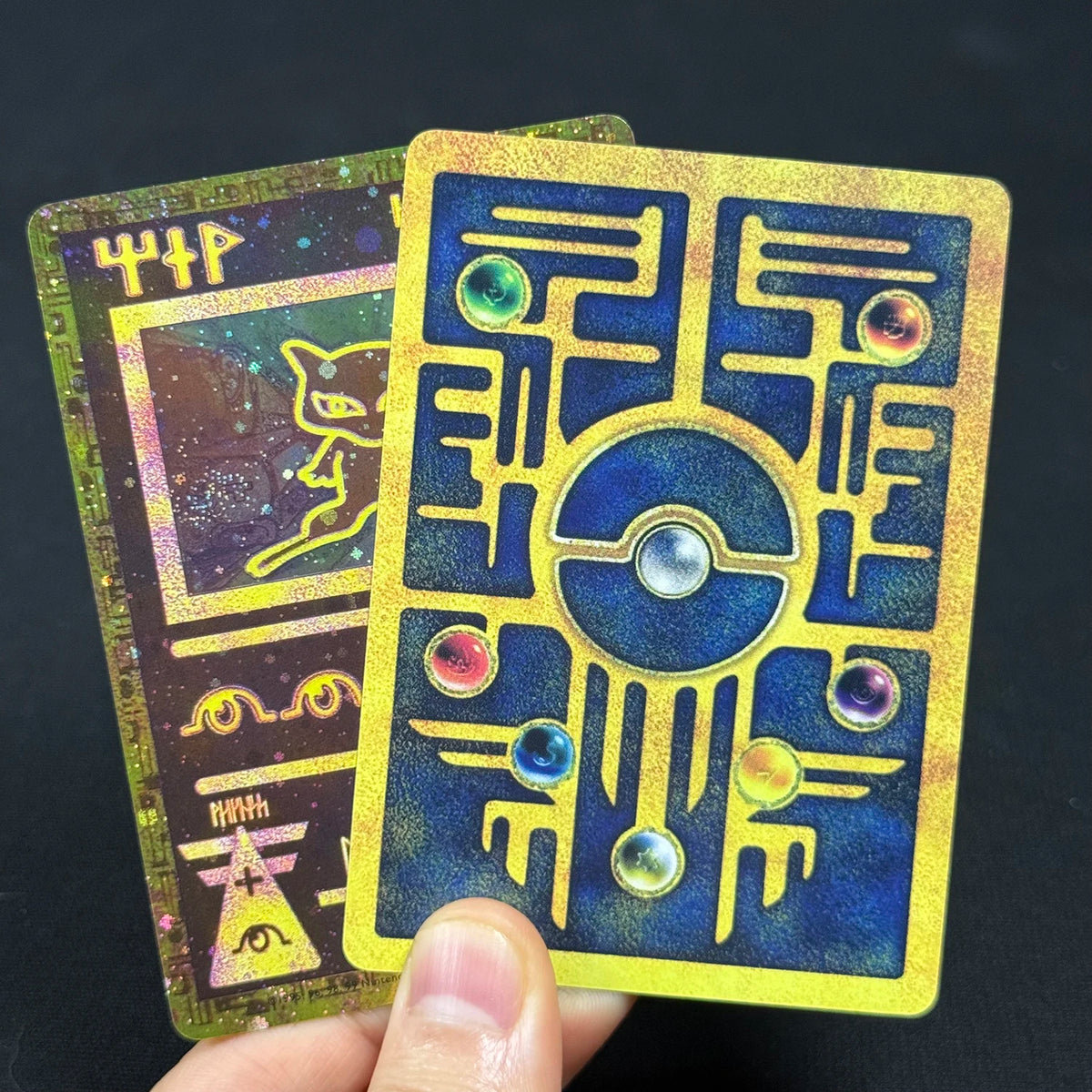 PTCG MEW Classic Egypt Card Single Foil Game Trading Collection Proxy Toys Gifts