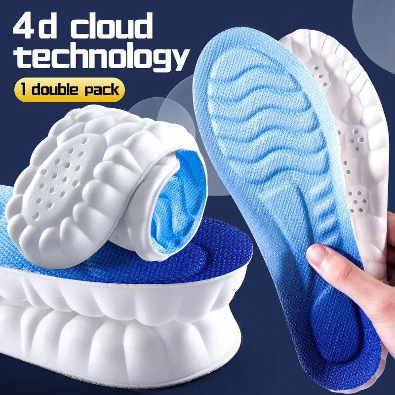 4D Cloud Technology Sports Insoles Orthopedic Arch Cushion