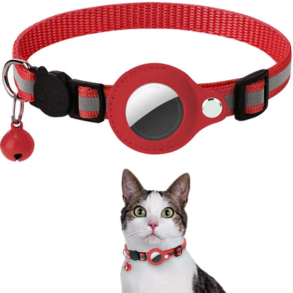 Cat AirTag Holder Collar Breakaway Reflective