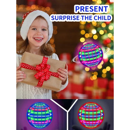 Auto Spinning LED Flying Ball Floating Magic Orb Toy
