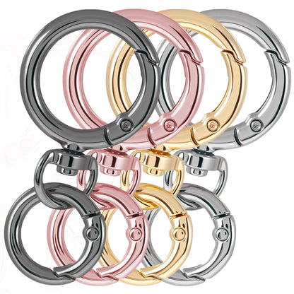 Spring Snap Carabiner Clip Metal Swivel Trigger Hook O Rings