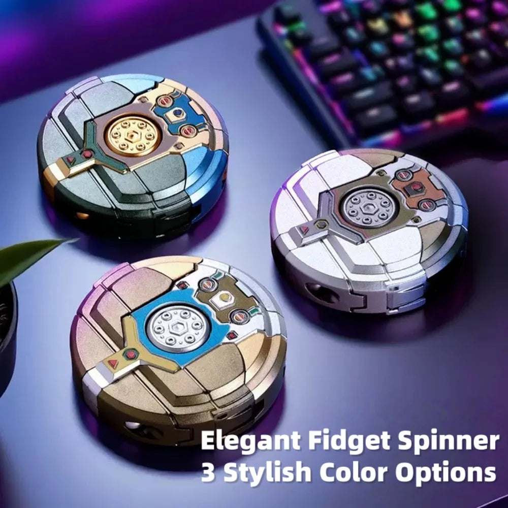 Rotating Ball Robot Fidget Gyro Decompression Fingertip Toy