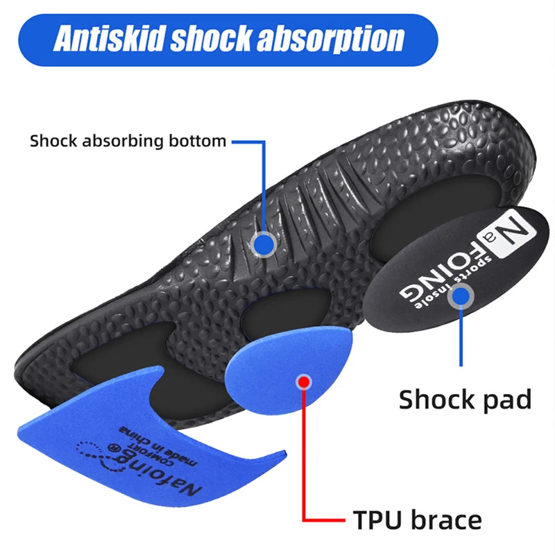 Elastic Sports Insoles Breathable Arch Support Cushion