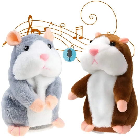 Talking Nod Hamster Plush Toy Voice Imitating Doll
