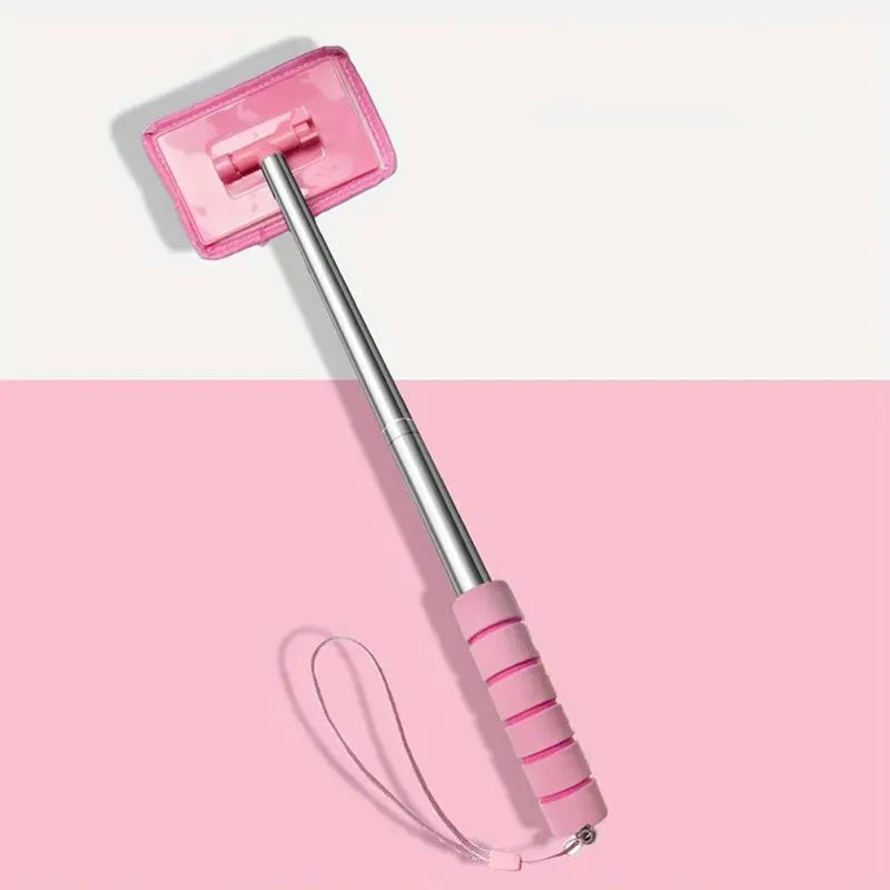 Telescopic Automobile Glass Wiper Scraping Tool Clean Brush
