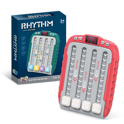 Quick Push Rhythm Game Console Light Up Reflex Toy