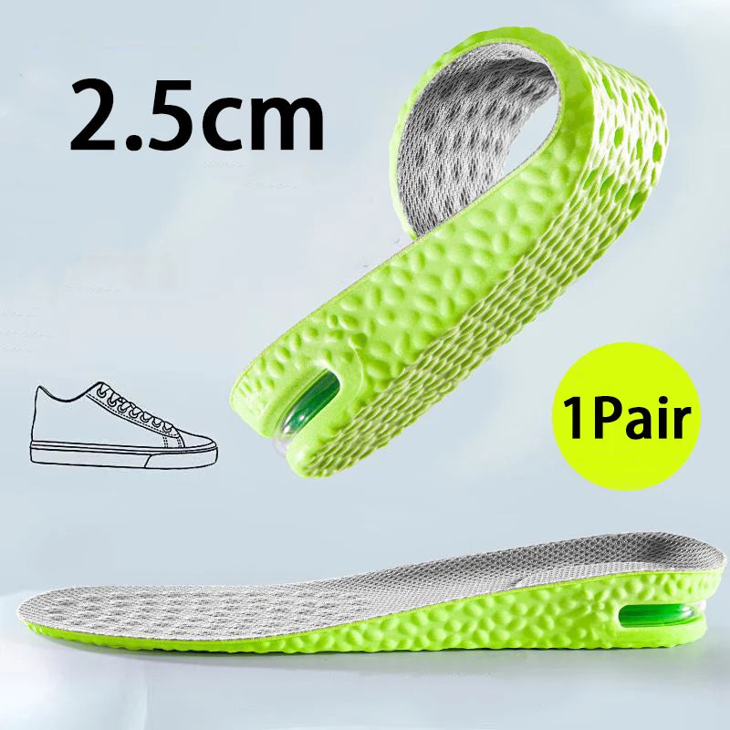 Air-Cushioned Height Increase Sports Insoles Shock Pads