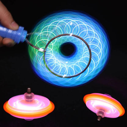 Magnetic Orbit Spinning Top Toy Luminous Gyro Wheel