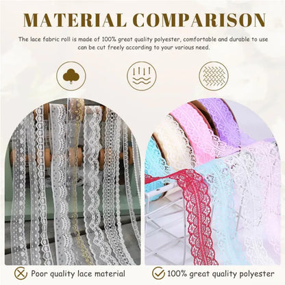 Vintage Lace Ribbon Trim 3cm Wide DIY Sewing Fabric