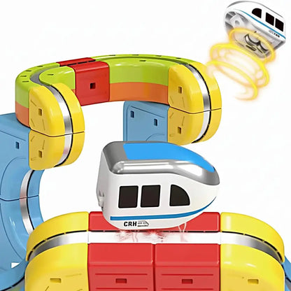 Electric Train Toy Car USB Rechargeable Anti Gravity Vehicle