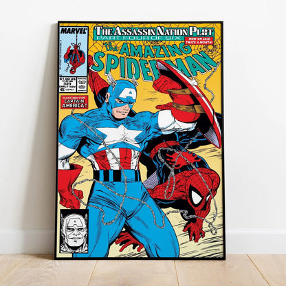 Superhero Comic Book Covers Canvas Poster Wall Art Print