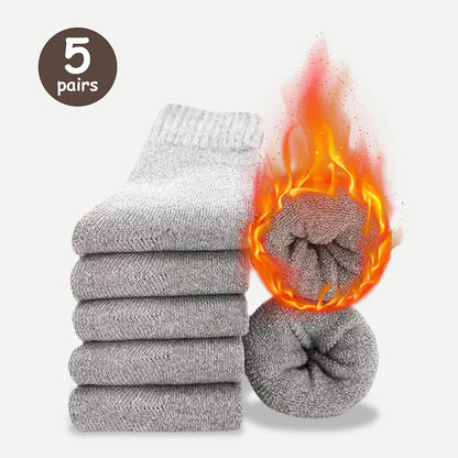 Thick Towel Mid Calf Warm Socks Men Snow Boot Socks