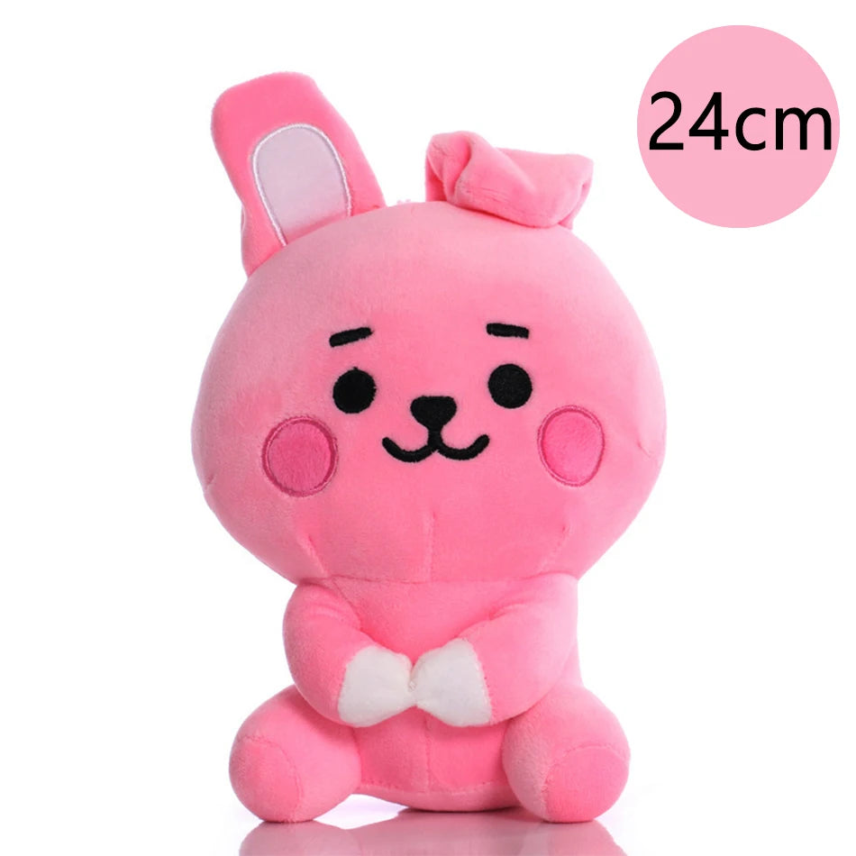 Cartoon Animal Plush Keychain Pendant Soft Bag Charm