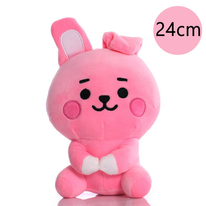 Cartoon Animal Plush Keychain Pendant Soft Bag Charm