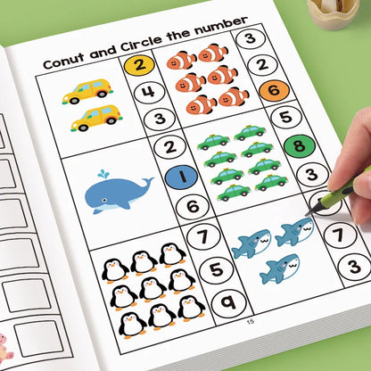 Children Math Tracing Addition Subtraction Workbook Activity