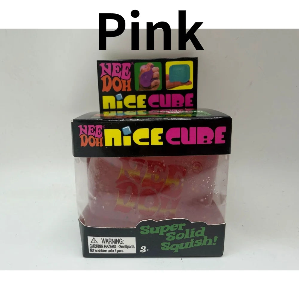Glow in the Dark Ice Cube Squishy Stress Relief Toy