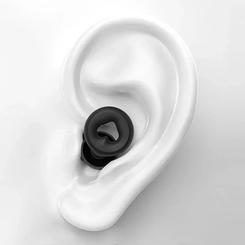 Silicone Noise Reducing Earplugs Soundproof Sleep Swimming