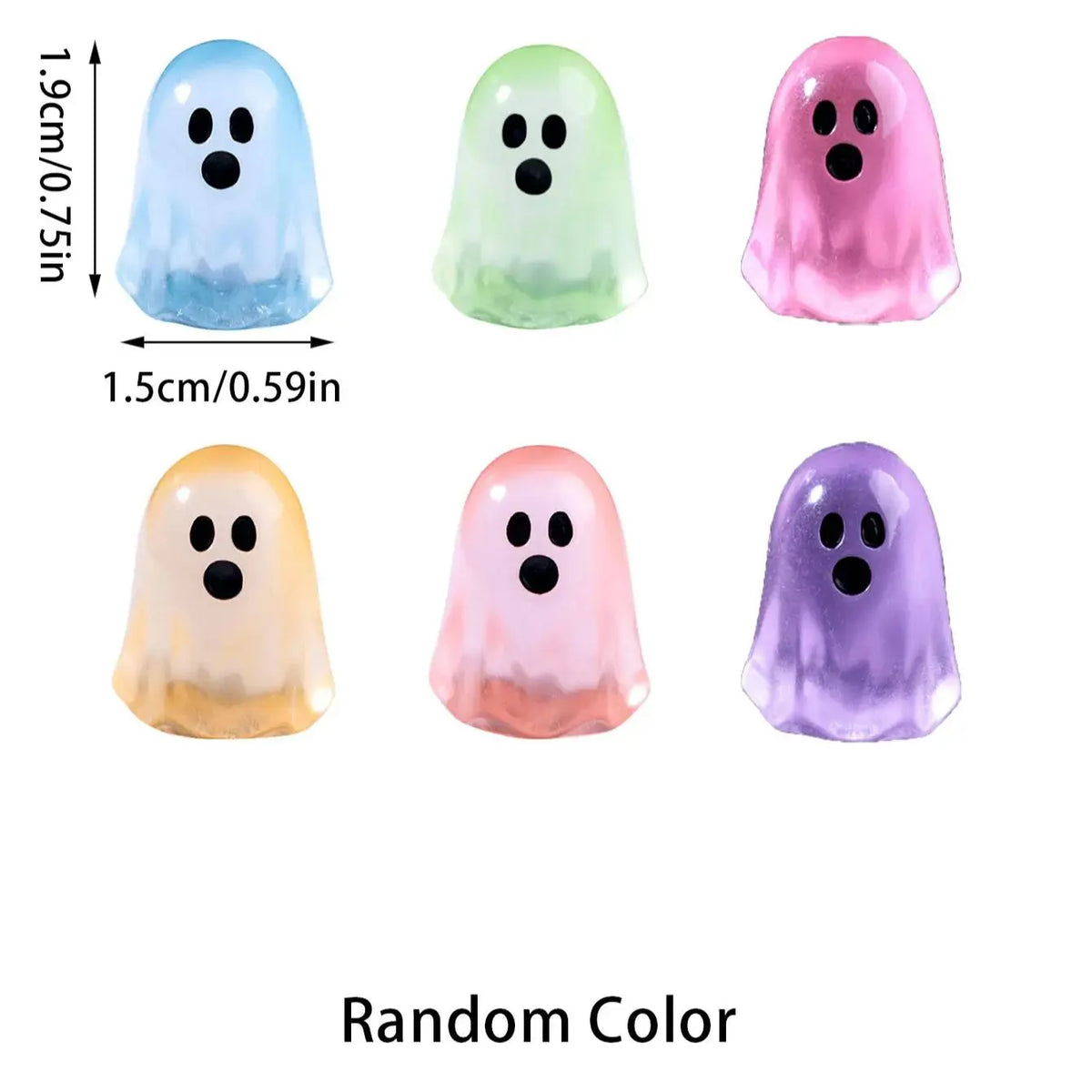 Luminous Ghost Figures Glow In The Dark Miniatures