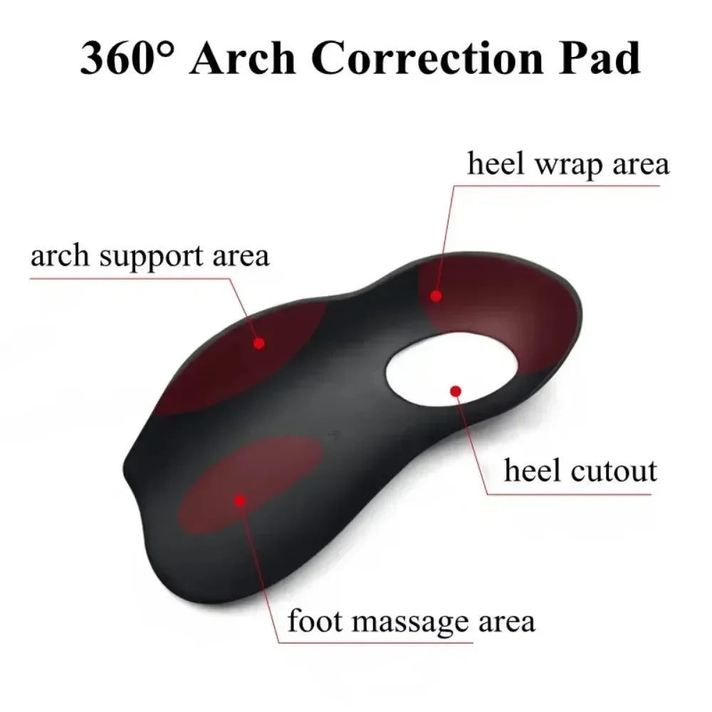 Orthotic Insoles for Flat Feet Unisex Arch Support Inserts