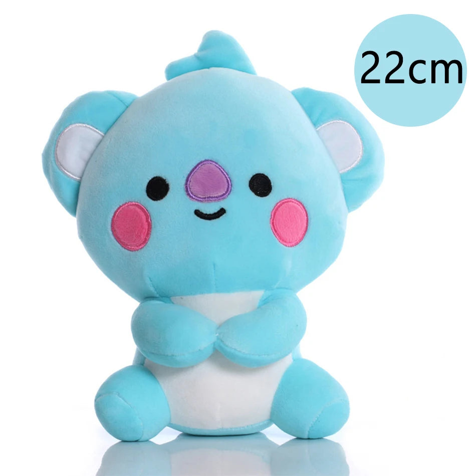 Cartoon Animal Plush Keychain Pendant Soft Bag Charm
