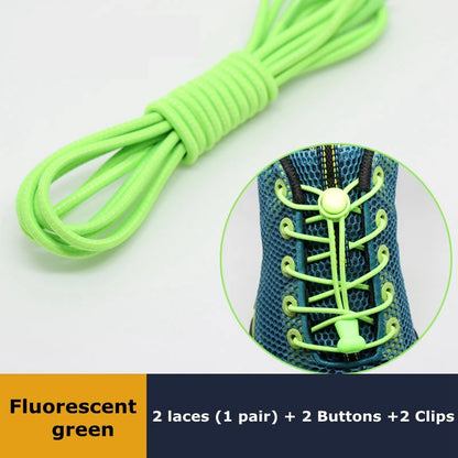 Elastic No Tie Shoe Laces Stretching Lock Lazy Shoestrings