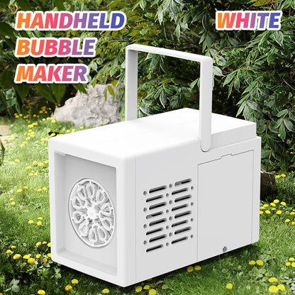 10 Hole Automatic Bubble Gun Electric Handheld Blower