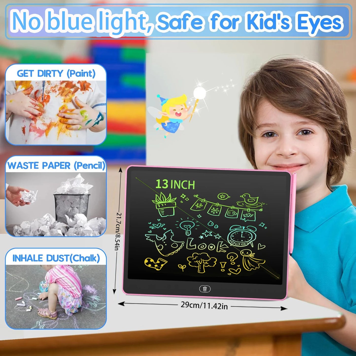 LCD Writing Board Drawing Tablet Kids Painting Pad