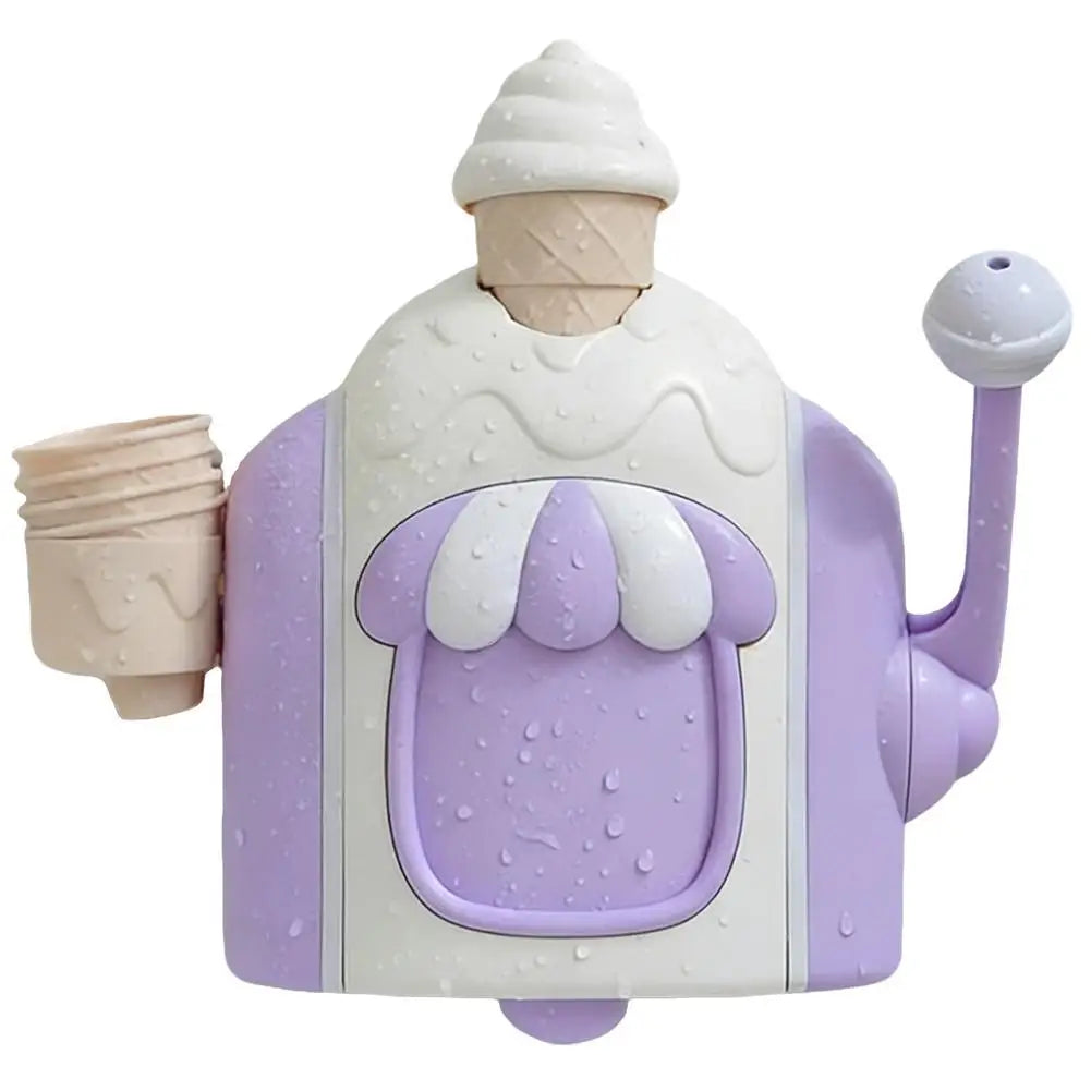 Kids Bath Bubble Foam Machine Toddler Ice Cream Maker