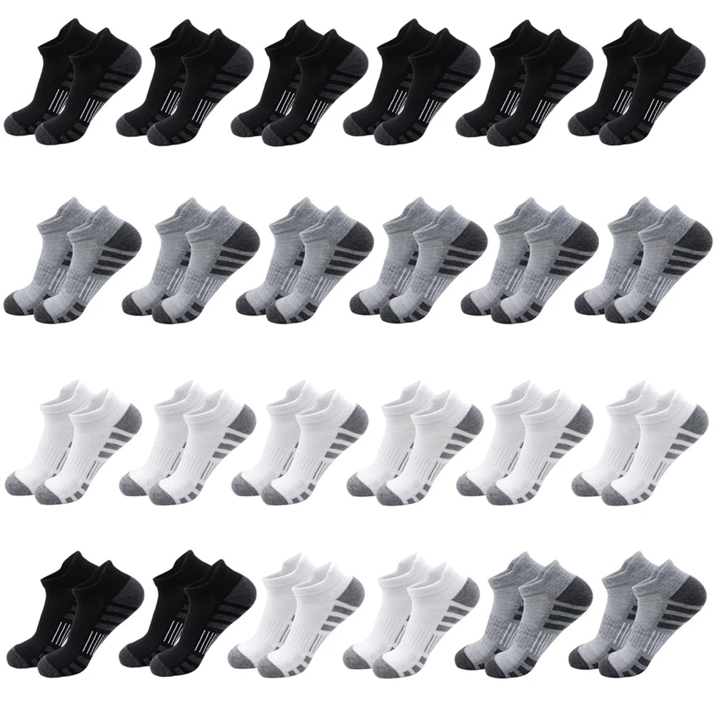 Ankle Athletic Running Socks Cushioned Low Cut Sports