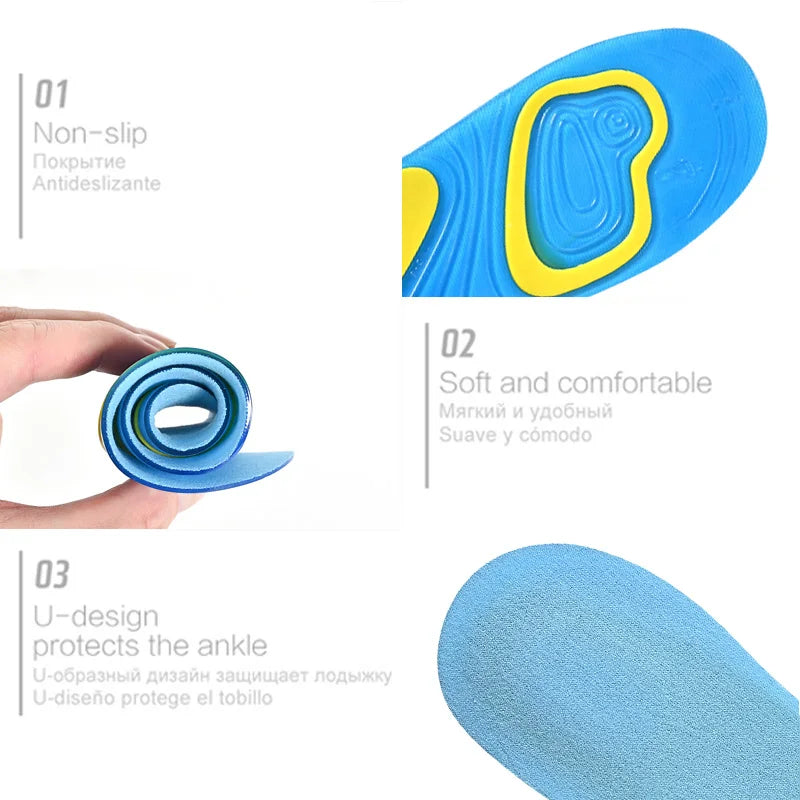 Silicone Gel Orthopedic Insoles Arch Support Sport Pads