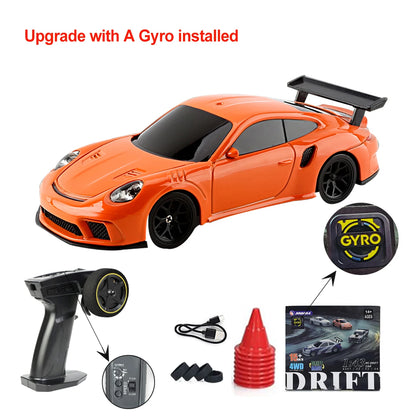 1:43 Gyro RC Drift Car 4WD Radio Control Mini Model