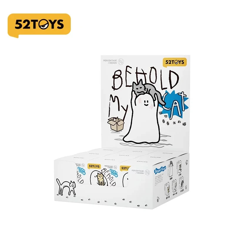 【In Stock】Hot Sale Ghody Behold My Cat Series Mini Figures Blind Box Mystery Box Fun Office Desktop Decorations Collectible Gift
