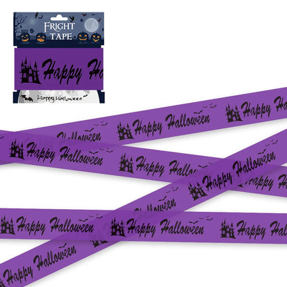 Halloween Warning Tape Plastic Skull Caution Line