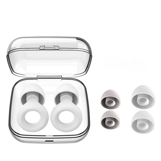 Silicone Noise Reducing Earplugs Soundproof Sleep Swimming