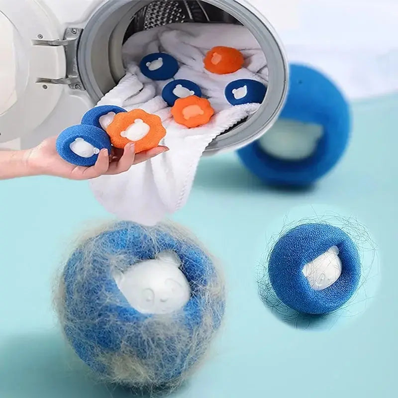 Pet Hair Remover Reusable Ball Washing Machine Filter