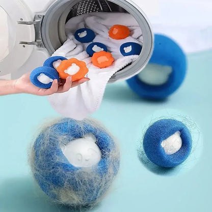 Pet Hair Remover Reusable Ball Washing Machine Filter