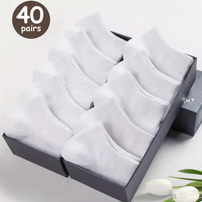 Deodorant Men's Low Cut Ankle Socks Sweat Wicking